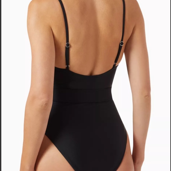 SIMKHAI Noa Belted One-piece Swimsuit in Stretch Nylon - Picture 10 of 10
